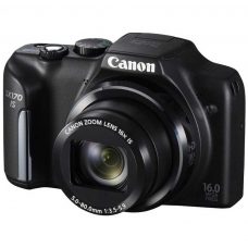 Reducere pret aparat foto Canon Powerhsot SX170 negru