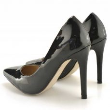 Pantofi casual negri, dama, toc 10cm ReduceriOferte.com